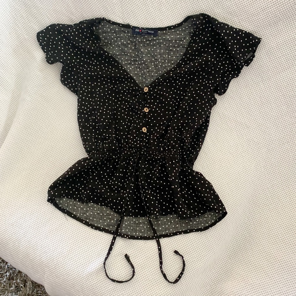 Blouse Polkadot top XS